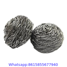 Stainless steel wire scrubber/kitchen stainless steel scourer cleaning balls