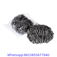 Stainless steel wire scrubber/kitchen stainless steel scourer cleaning balls