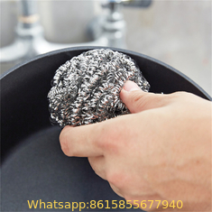 SS 410 stainless steel steel scrubber scourer stainless steel from factory