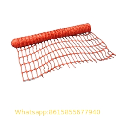 Customized cheap price orange safety net barrier fence plastic mesh barricade net