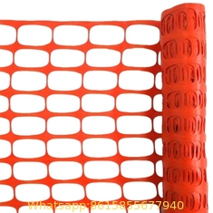 PE Plastic Snow Fence / Orange Warning Safety Fence Safety Nets for warning fence