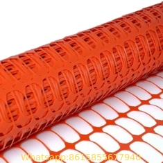 PE Plastic Snow Fence / Orange Warning Safety Fence Safety Nets for warning fence