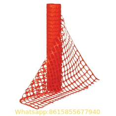 Orange Plastic snow fence/orange warning safety barrier fence/orange plastic safety fence
