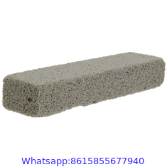 Handle with Pumice Cleaning Stone Scouring Pad for Toilet Bowl Hard Water Ring Remover Kitchen Bathroom Cleaner