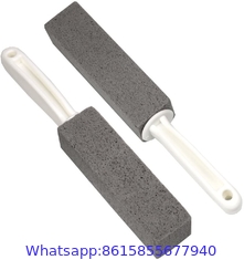 Toilet Cleaning Brush Bowl Cleaner Hard Water Ring Limescale Remover Pumice Toilet Brush with Handle