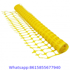 orange plastic safety fence/ plastic warning net/ plastic warning barrier