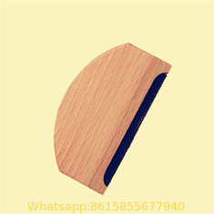 wooden cashmere comb in wood handle or plastic handle