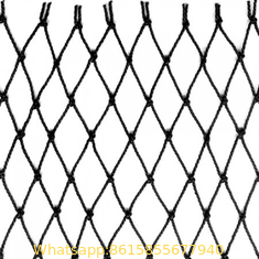 Black PE Knotted Fishing Net, red de pesca de nylon,fish net