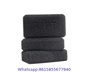 Black color pumice sponge