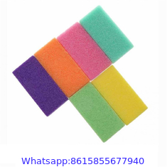 Disposable pumice sponge