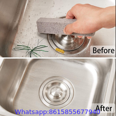 Pumice Stones for Cleaning Scouring Pad Grey Pumice Stick Cleaner for Removing Toilet Bowl Ring Bath Household