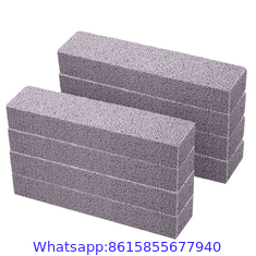 Pumice Stones for Cleaning Scouring Pad Grey Pumice Stick Cleaner for Removing Toilet Bowl Ring Bath Household