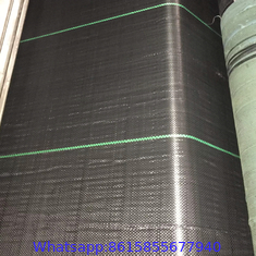 Woven weed matting in 100m x 1m rolls