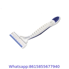 Bathroom Products Hotel Living Room Disposable Plastic Straight 3 Triple Blade Shaving Razor For Men or Women