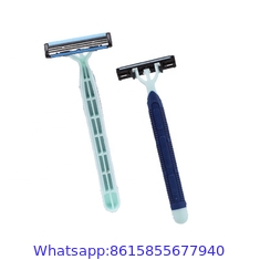 Triple blade disposable razor