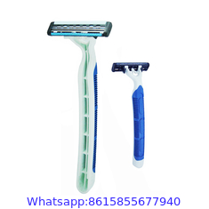 Triple blade disposable razor