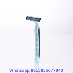 Triple blade disposable razor