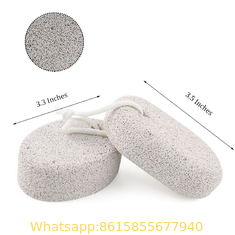 Premium Hard Dead Skin Callus Remover Foot Scrubber File Custom 2 Pcs Exfoliating Natural Pedicure Pumice Stone for Feet