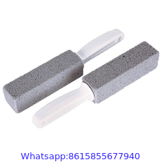 Glass Pumice Stone Cleaning Toilet Water Rings Pumice Stone Plastic Brush