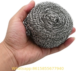 Heavy Duty Stainless Steel Scrubbers,stainless steel pot scrubber Large 50 Gram (12/Pack)