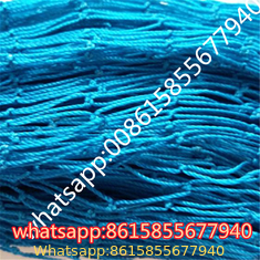 PE Material Knotted Black Fishing Net