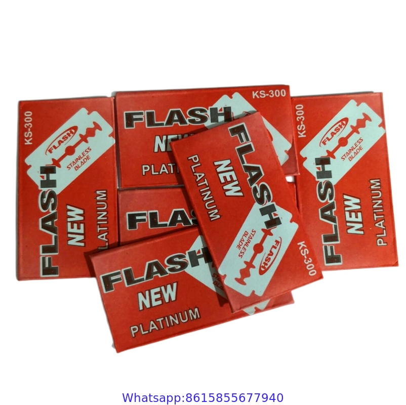 Hot Sale Face Care Safety Disposable Single Edge Razor Blade Corrugated Blade
