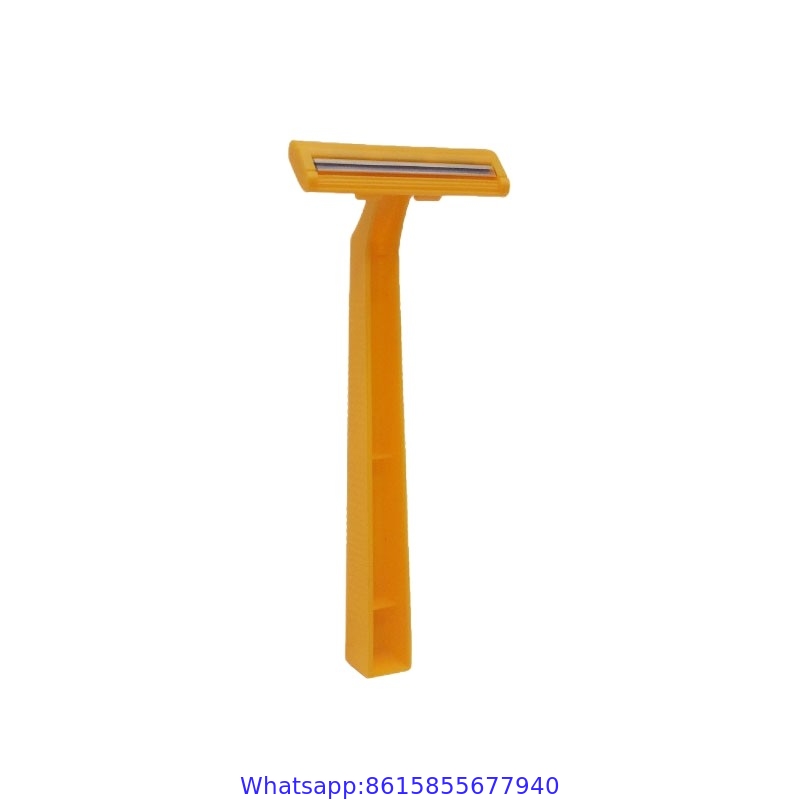 Wholesale Stock Cheap Hotel Disposable Twin Safety Blade Razor Shaving With Plastic Handle