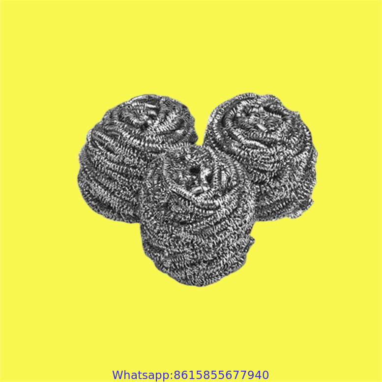 Stainless Steel Scourer / Scrubber Cleaning Ball For Kitchen Cleaning balls chainmail cast iron cleaner