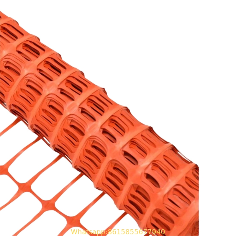 New Zealand market 1X50m 100% HDPE Plastic Orange Safety Barrier Mesh Net
