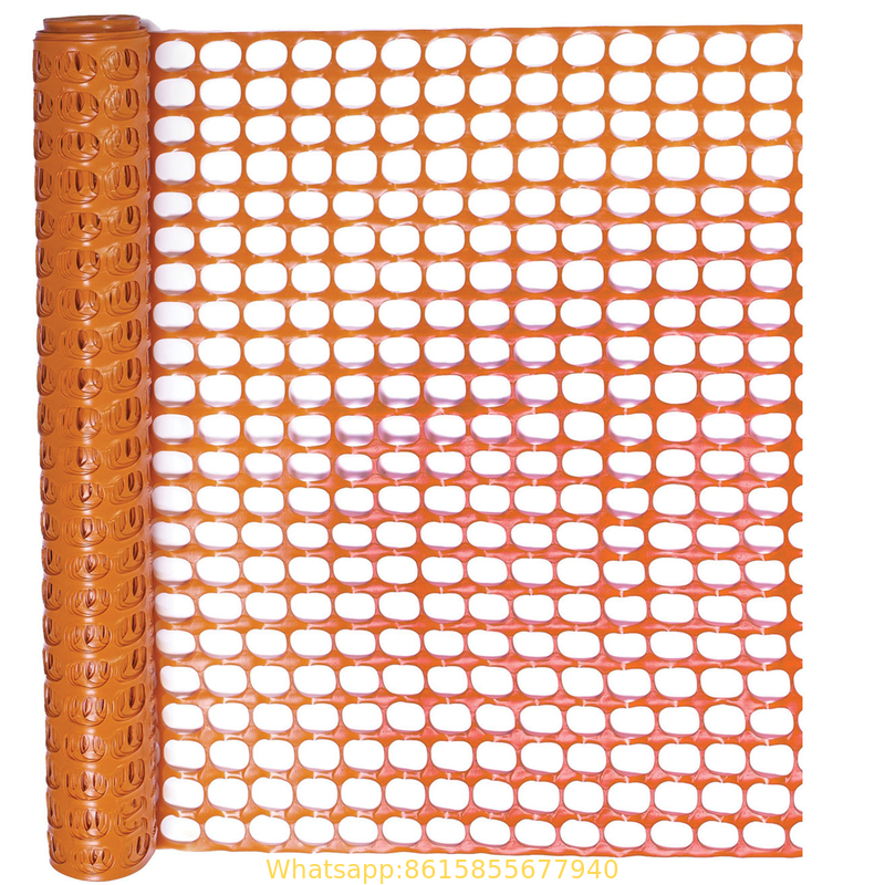 Orange Plastic Safety Net / Plastic Warning Mesh / Snow Fence Factory
