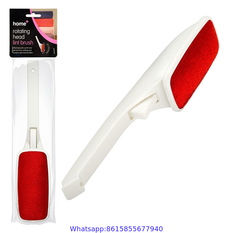 Dual Sided Rotating Lint Brush for Clothes