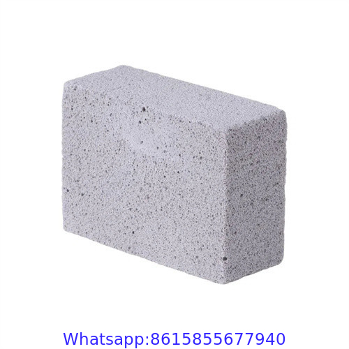 Grill Griddle Cleaning Brick Block Ecological Grill Cleaning Brick De-Scaling Cleaning Stone for Removing Stains BBQ(4 P
