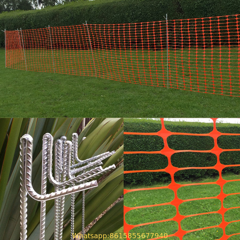 HDPE construction sites warning barriers Plastic safety fence barrier net snow