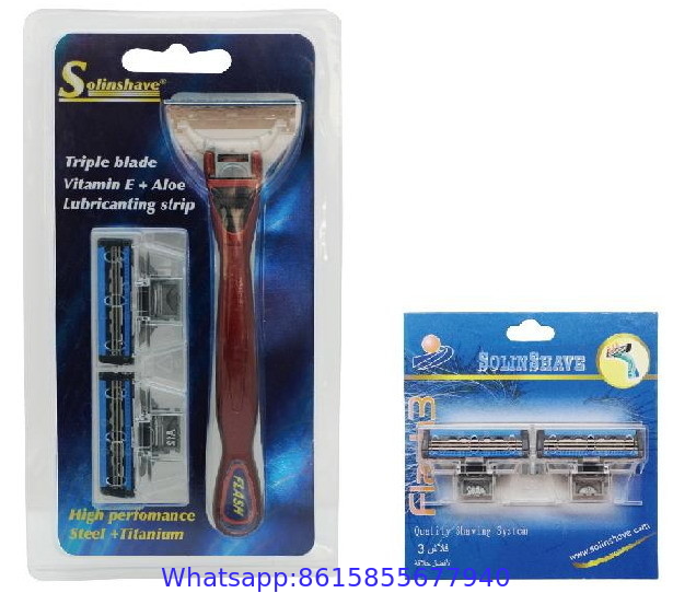 715 changeable head refills /cartridge triple blade system razor