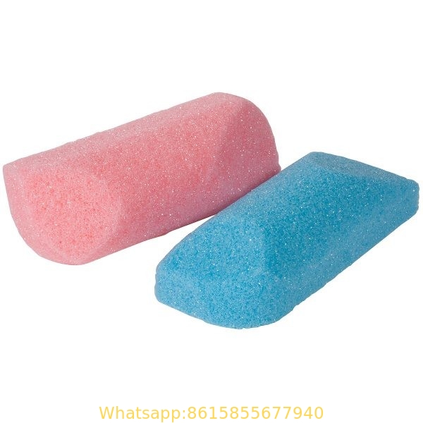 Our angled Pumice Sponge removes hard or callused skin from hands and feet to restore skin's natural softness.