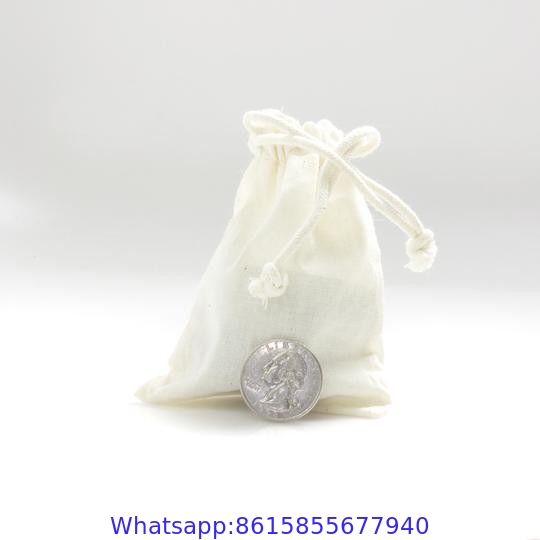 Cotton Muslin Drawstring Bags (25 Pack)
