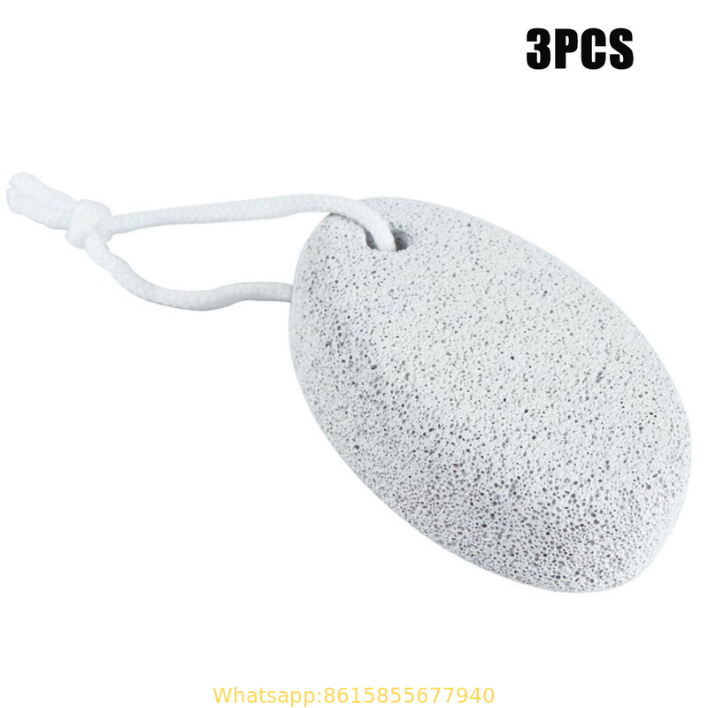 Pumice Stone - Natural Earth Lava Pumice Stone Black - Callus Remover for Feet Heels and Palm - Pedicure Exfoliation