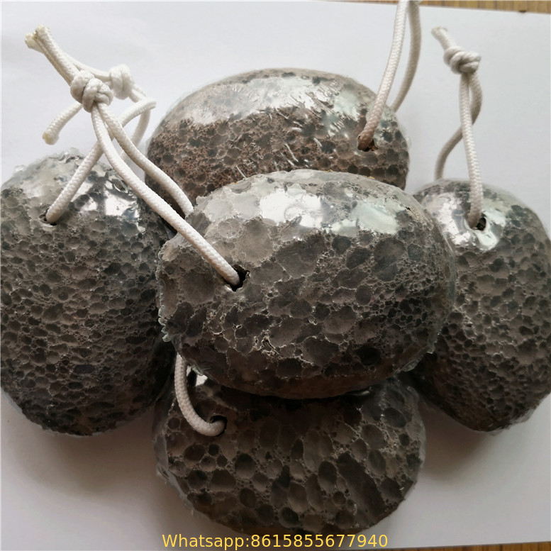 Pumice Stone - Natural Earth Lava Pumice Stone Black - Callus Remover for Feet Heels and Palm - Pedicure Exfoliation Too