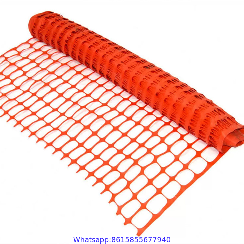 Barrier Fencing Orange,plastic snow fence - 1m x 50m