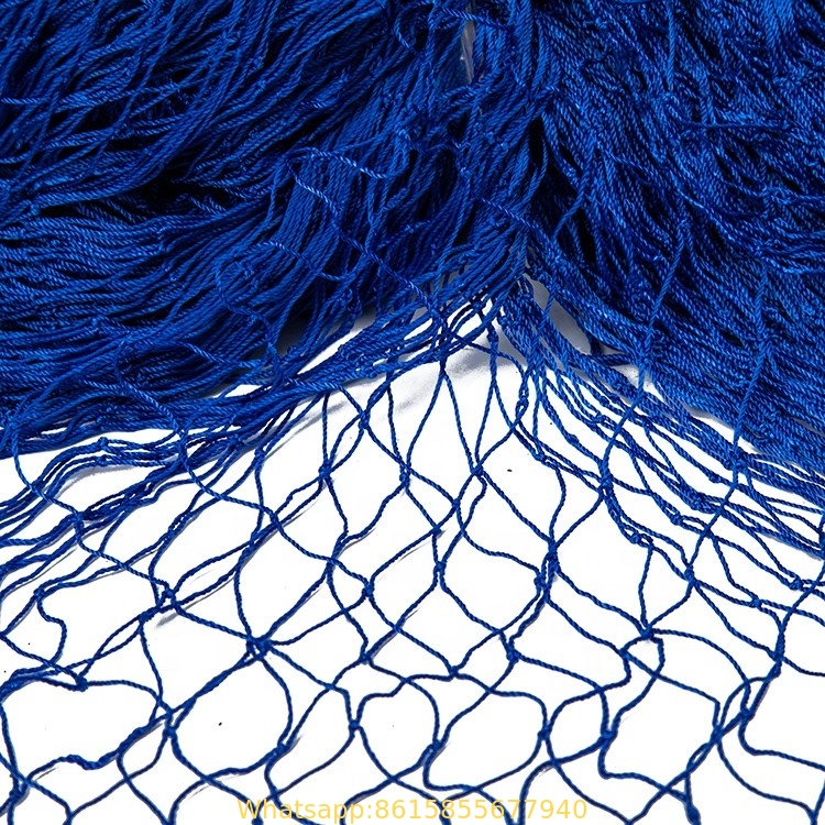 Blue color Single And Double Knots Strong Type Thread Fishing Nets